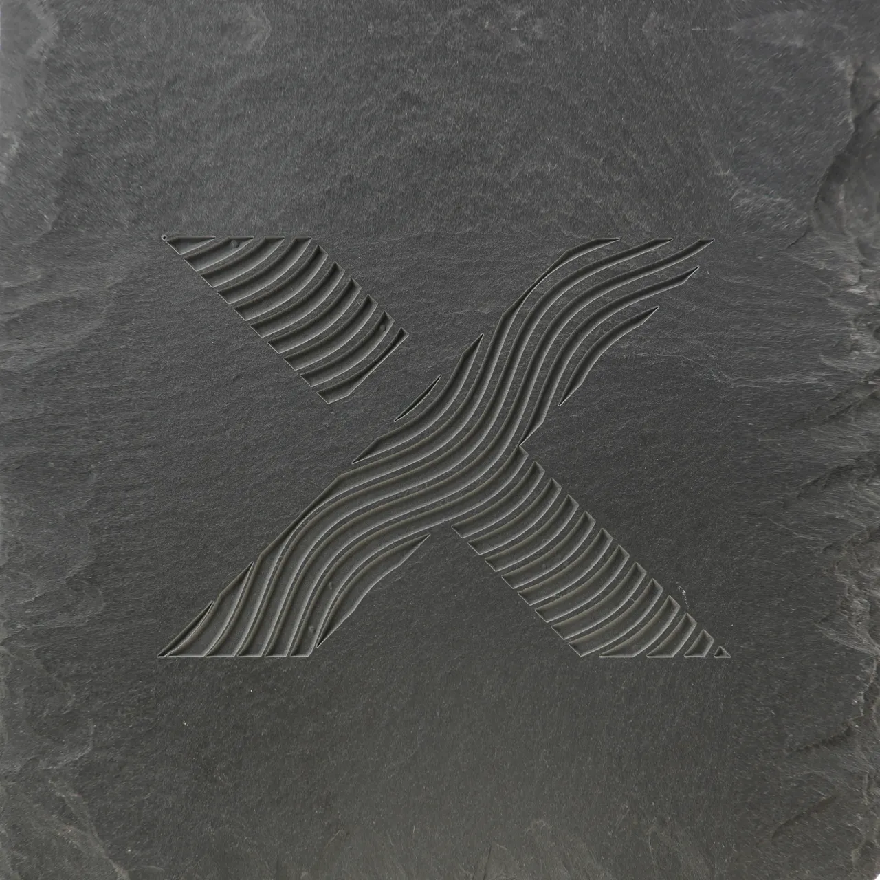 Rectangular Blank Rock Slate test grid