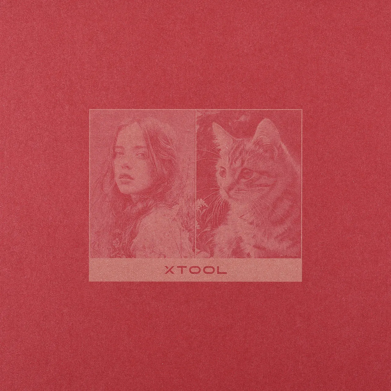 Red Shimmer Paper-7oz(250g) test grid