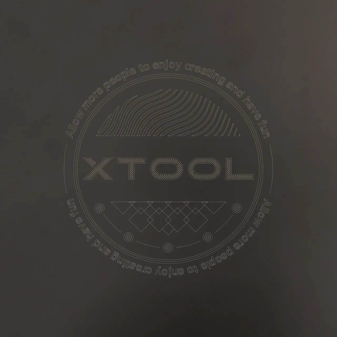 Brushed Black Metal Bookmark test grid