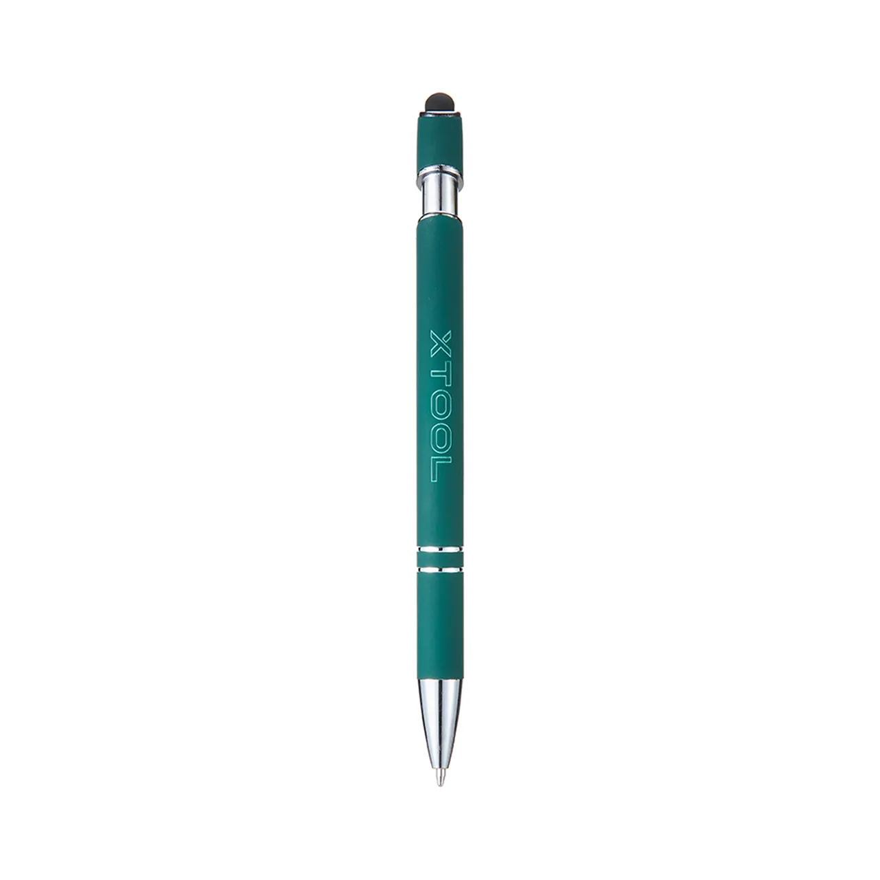 Dark Green Ballpoint Pens with Stylus test grid