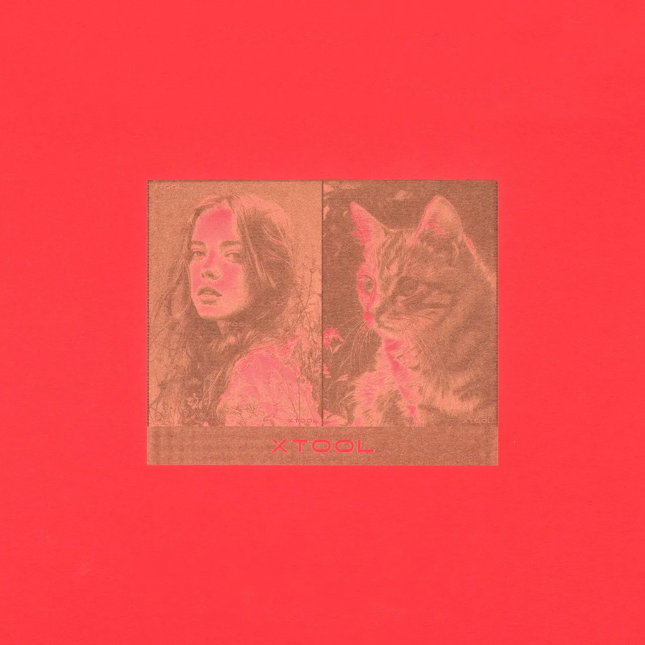 Red Cardstock-9oz(300g) test grid