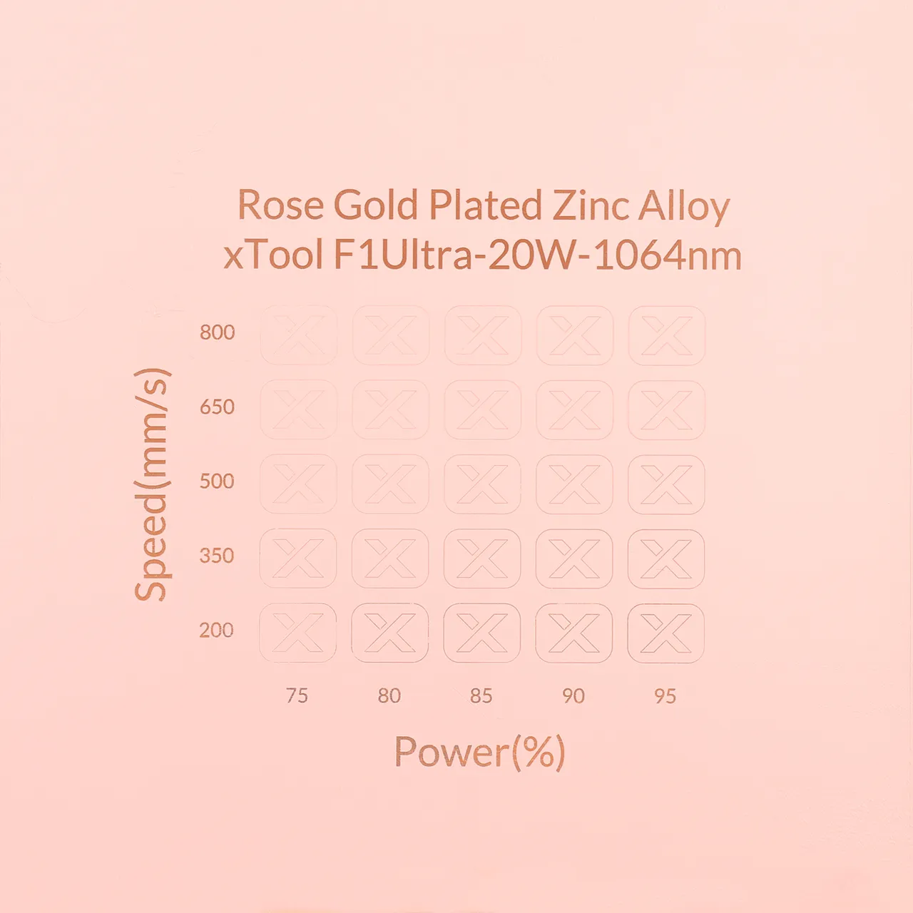 Rose Gold Plated Zinc Alloy