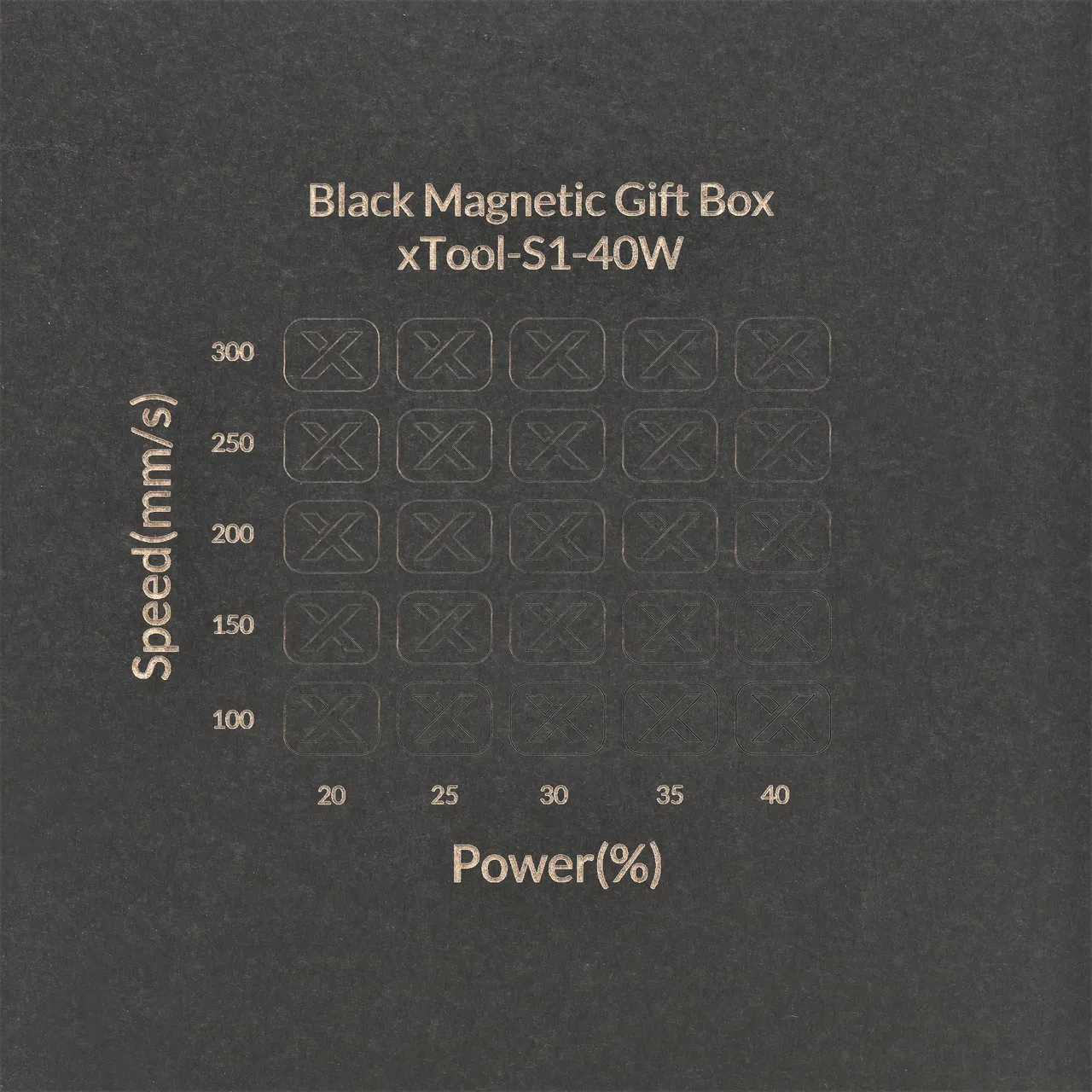 Grey Cardstock Mounted Black Kraft Paper-4.4oz(150g) test grid