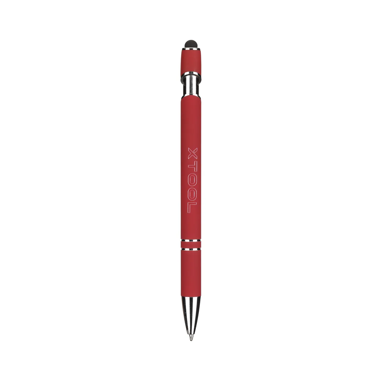 Wine Red Ballpoint Pens with Stylus test grid