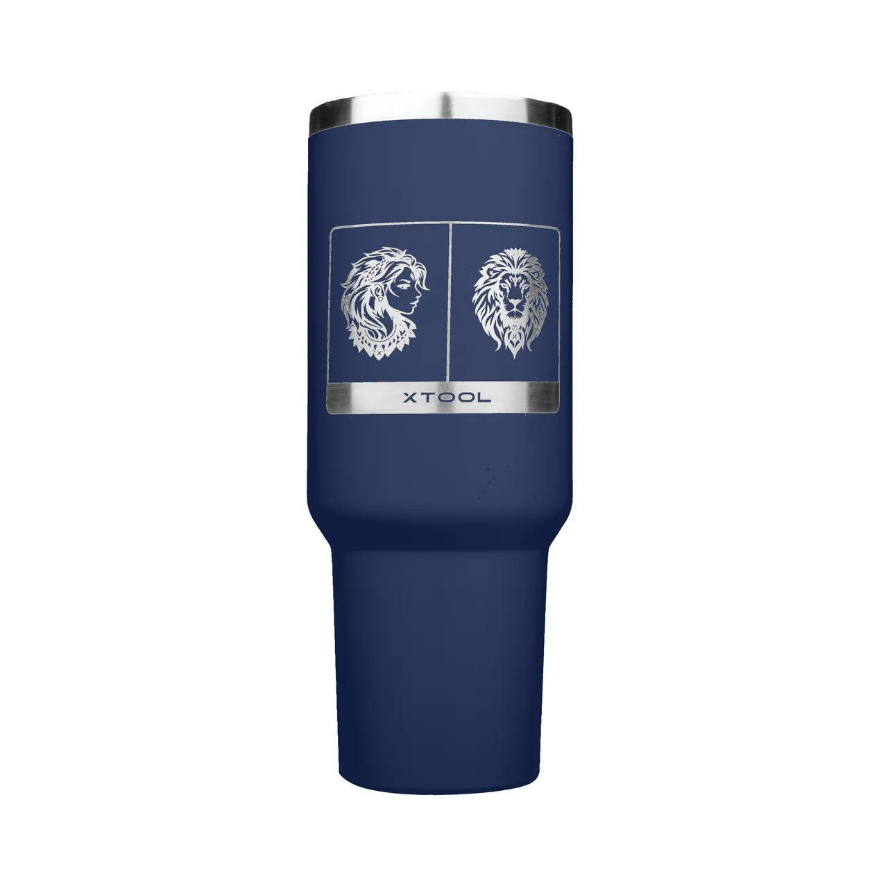 20oz(600ml) Navy Tumbler kit with Handle test grid
