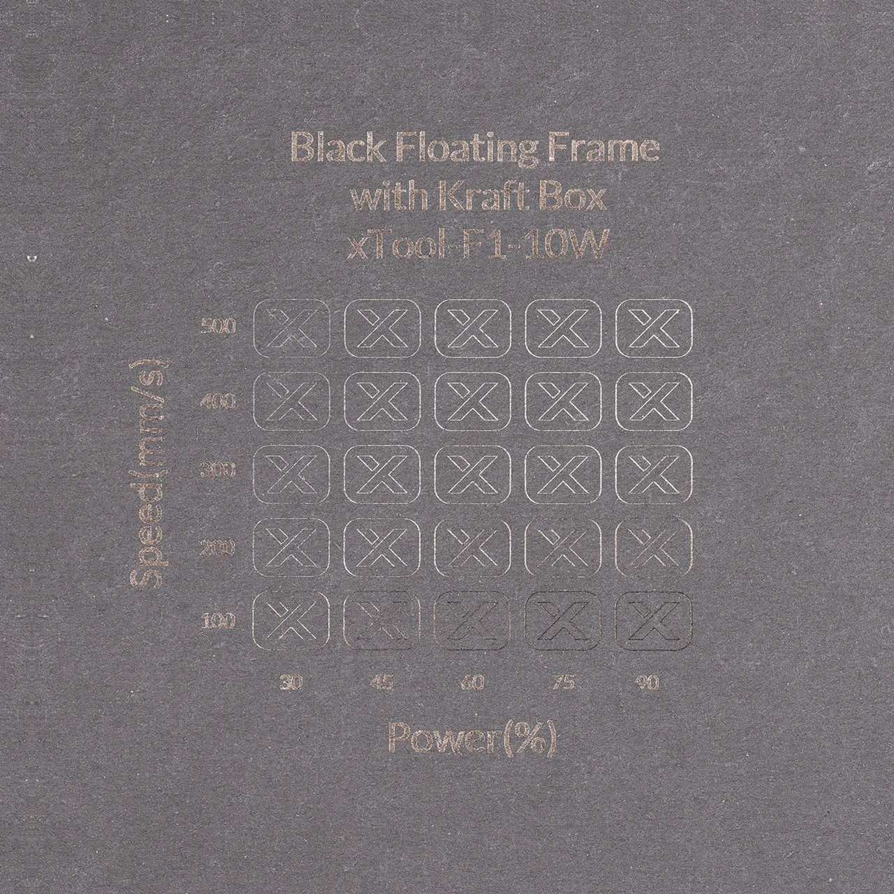 Grey Cardstock Mounted Kraft Paper-4.7oz(160g) test grid