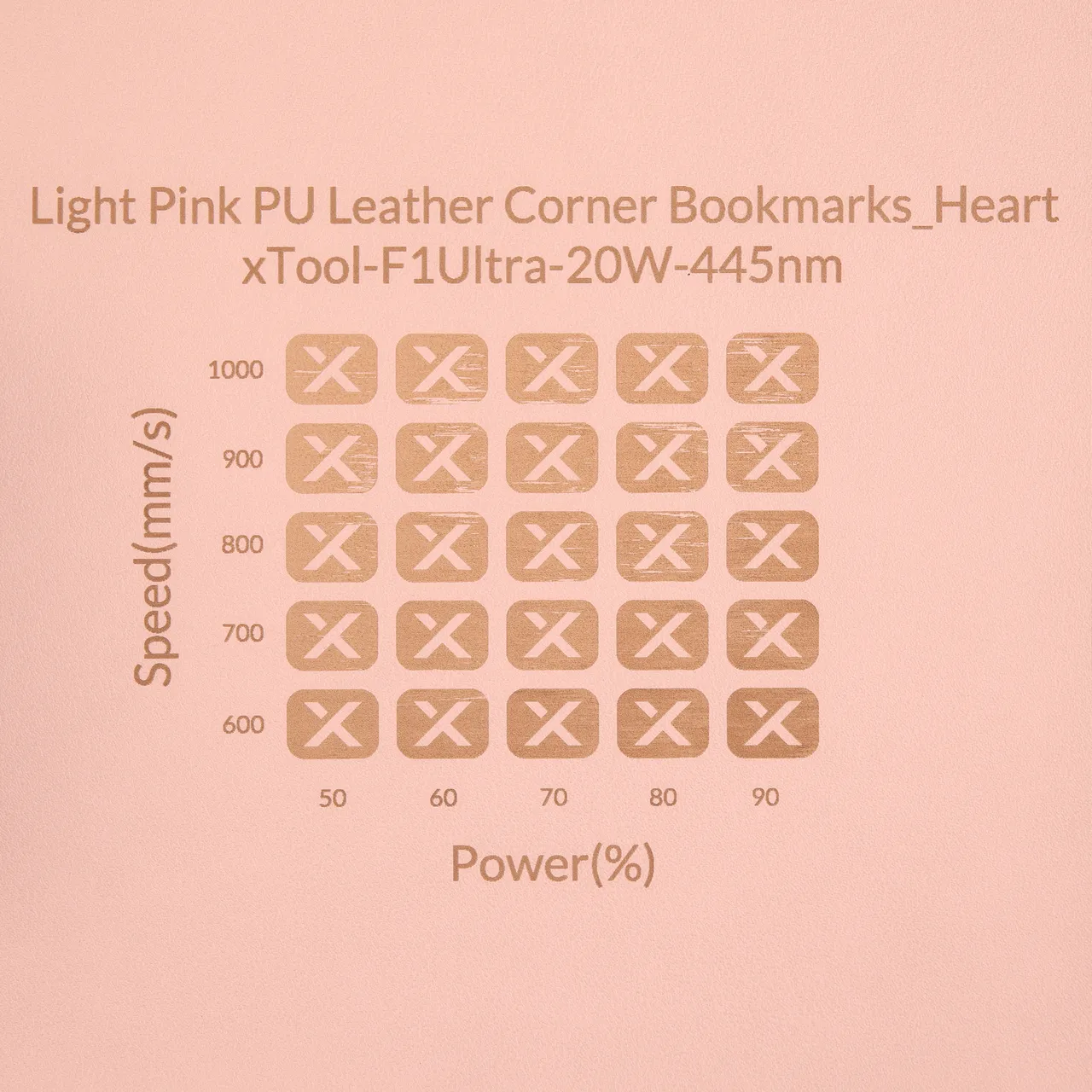 PU Leather Corner Bookmarks_Heart Pale Pink test grid