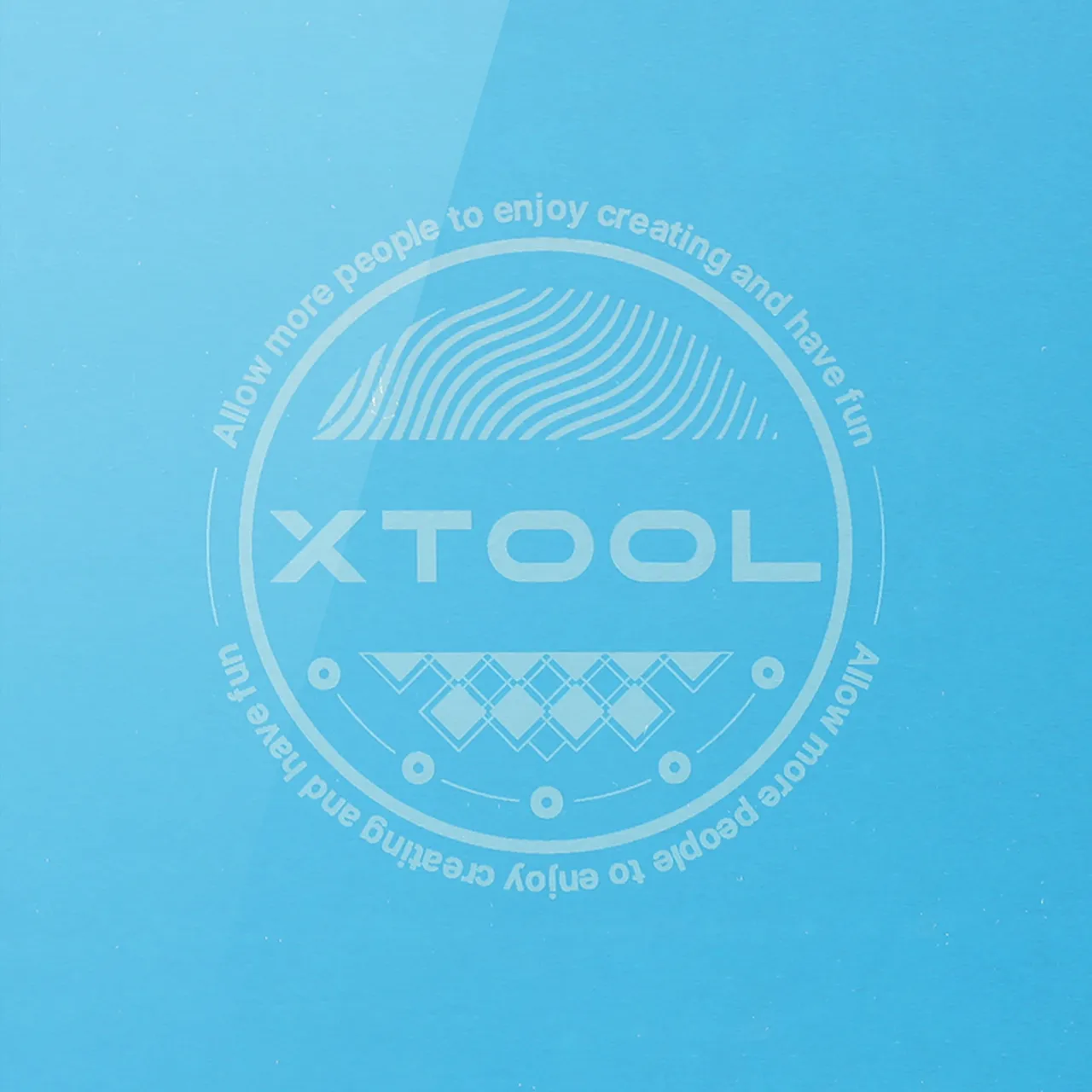 Blue Metal Business Card test grid
