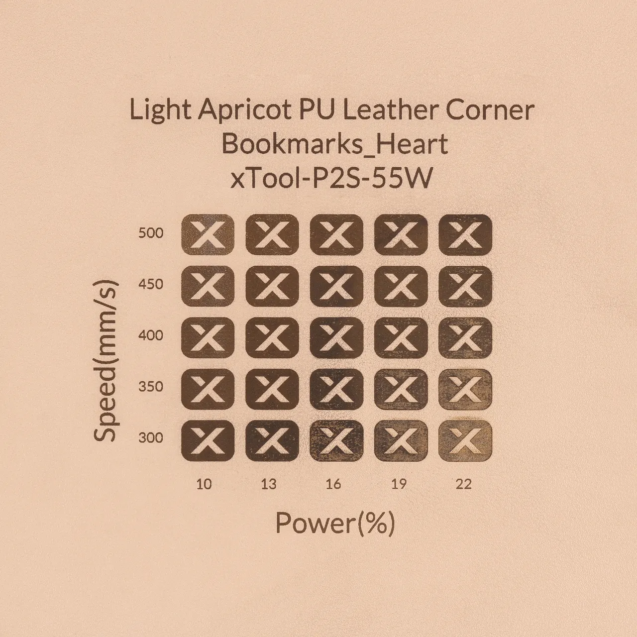 Beige PU Leather test grid