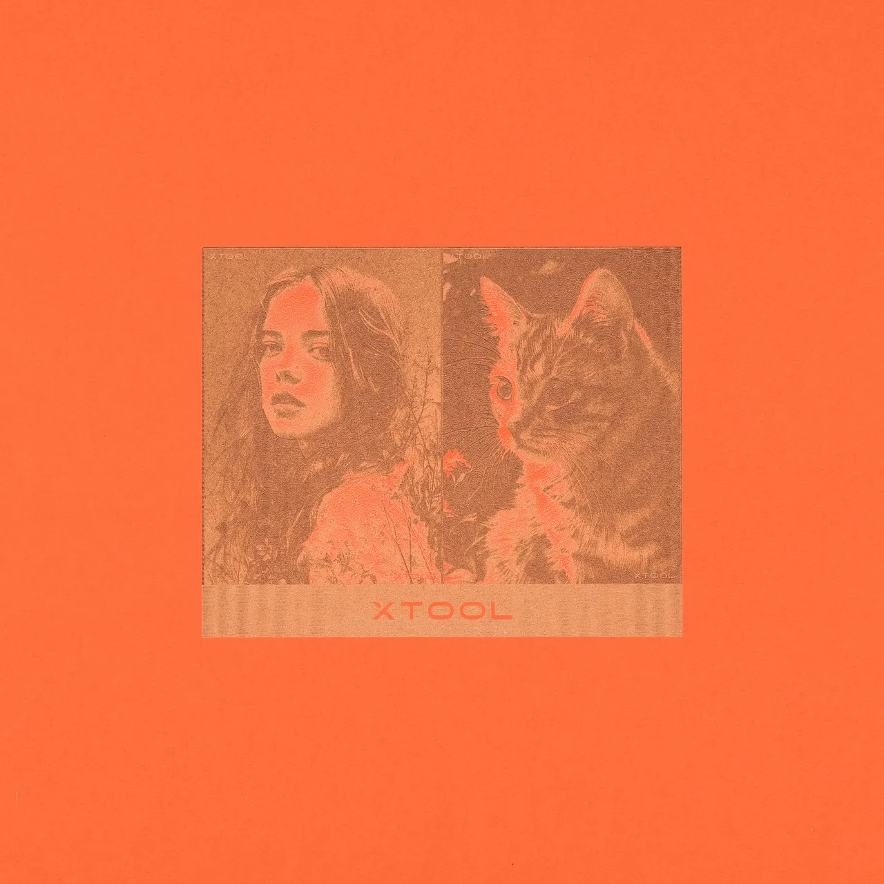 Orange Cardstock-9oz(300g) test grid