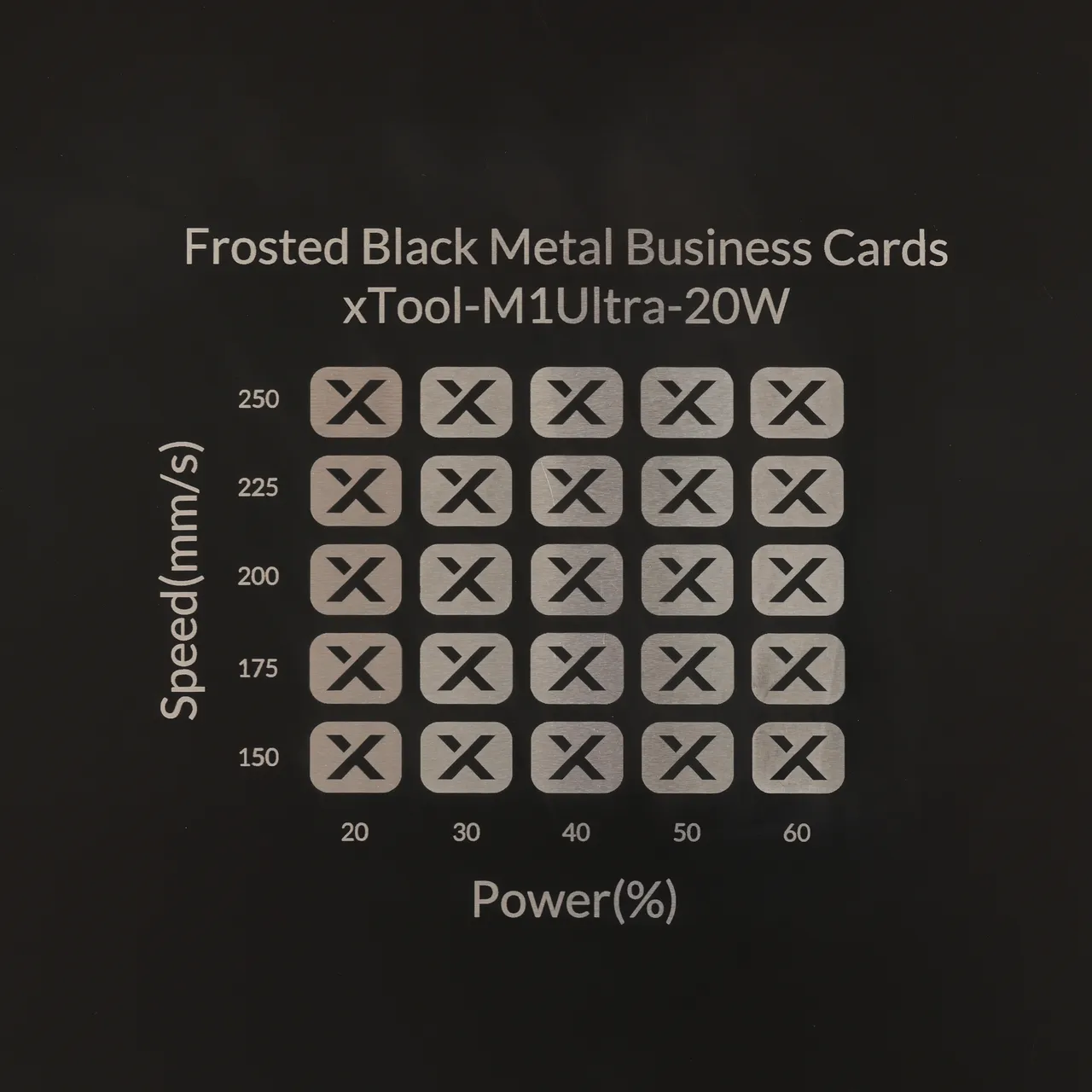1/64"(0.2mm) Frosted Black Coated Aluminum Alloy test grid