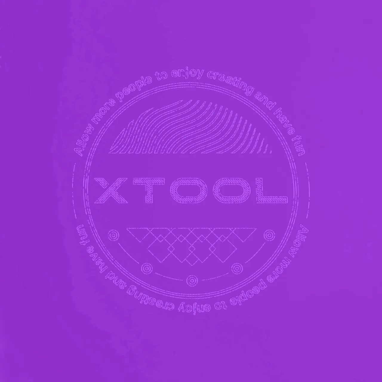 1/8"(3mm) Purple Mirror Acrylic test grid