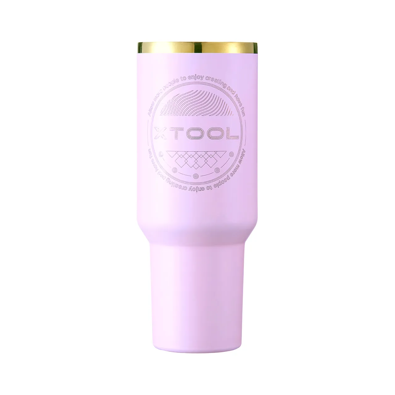 40oz(1183ml) Purple to Gold Tumbler with Removable Handle