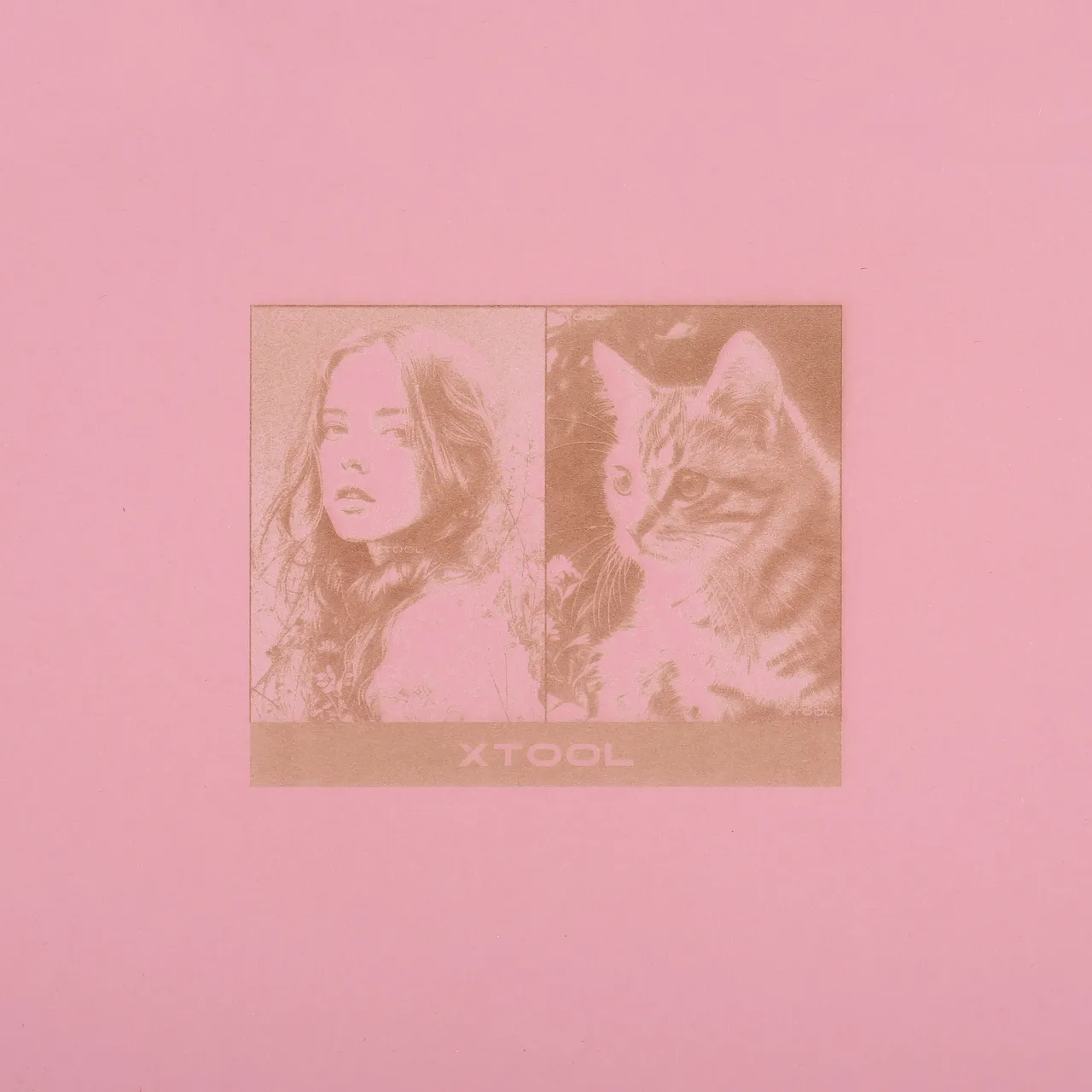Pink Cardstock-9oz(300g) test grid