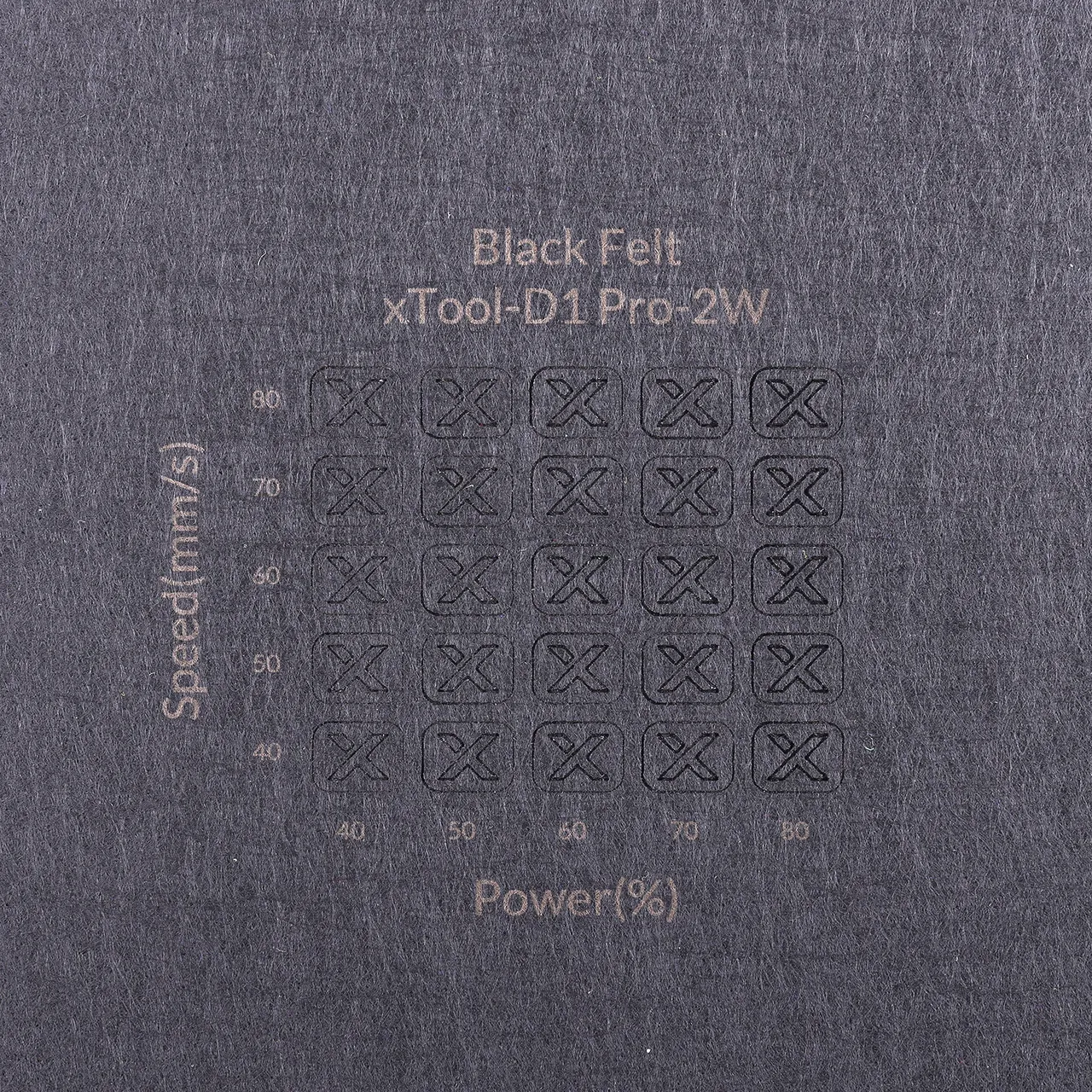 1/8"(3mm) Black Felt test grid