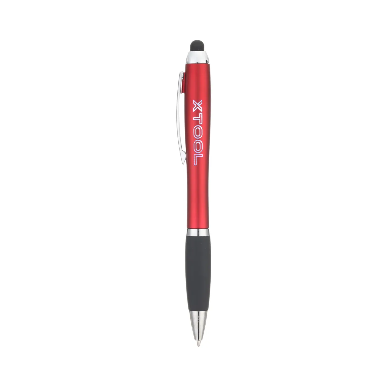 Red Stylus Ballpoint Pens With LED Light test grid