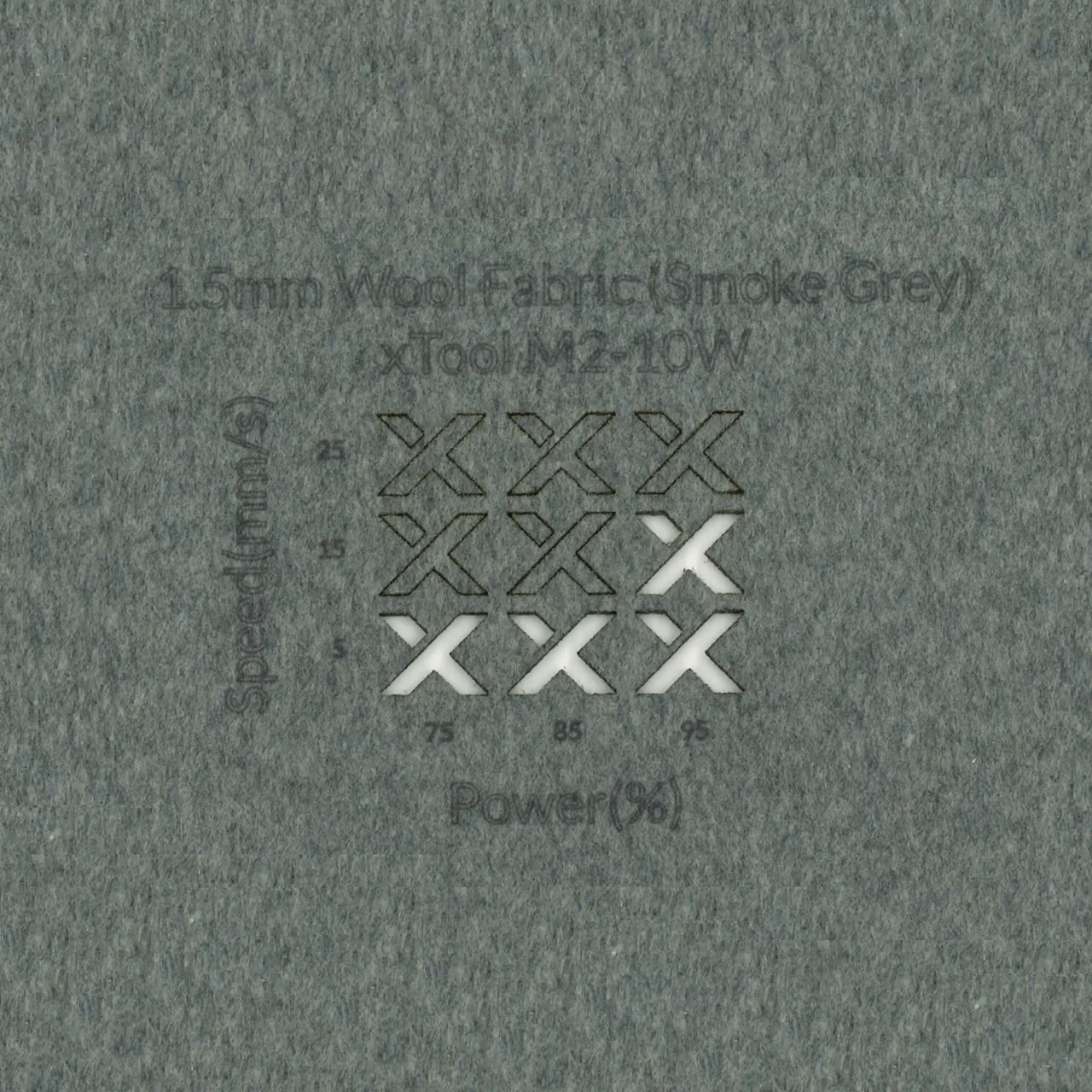 1.5mm Wool Fabric (Smoke Grey)