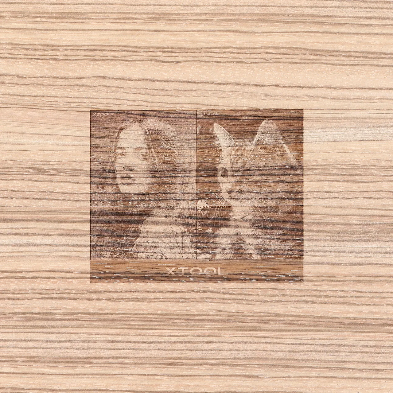 1/8"(3mm) Zebrawood Plywood test grid