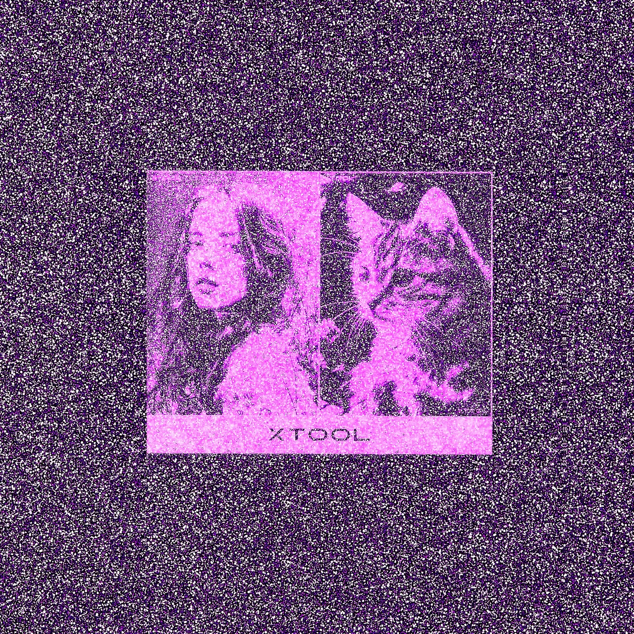 1/8"(3mm) Purple Glitter Acrylic test grid