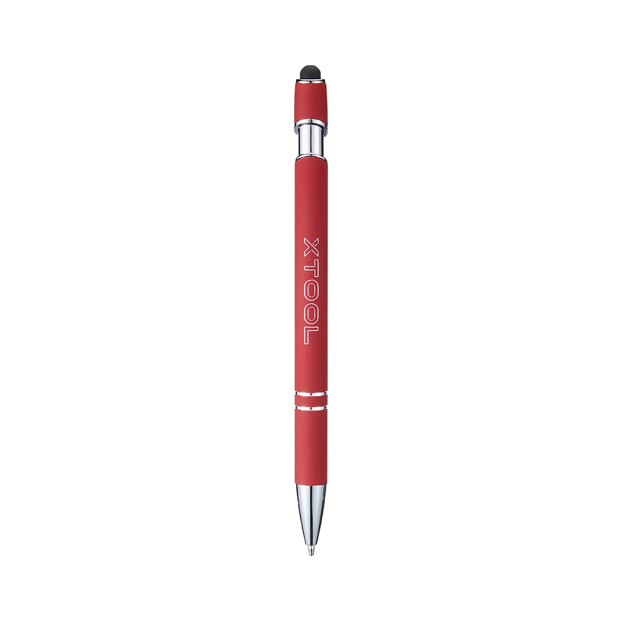 Wine Red Ballpoint Pens with Stylus test grid