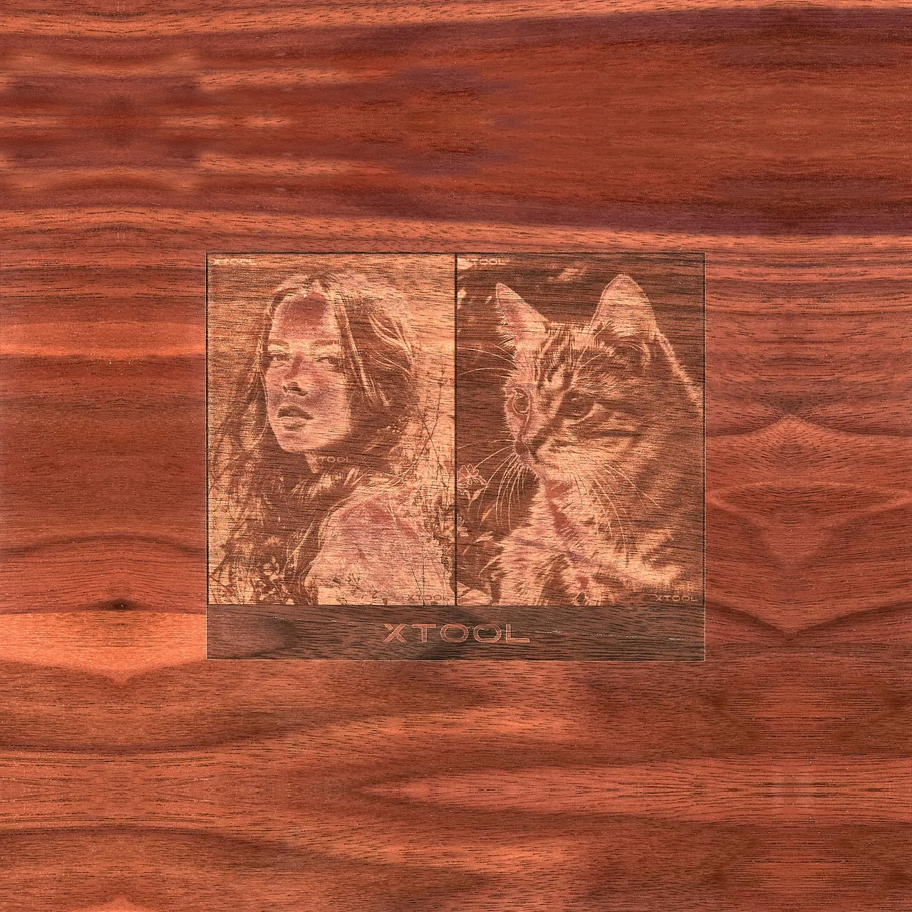 Walnut Wooden Business Card Holder test grid