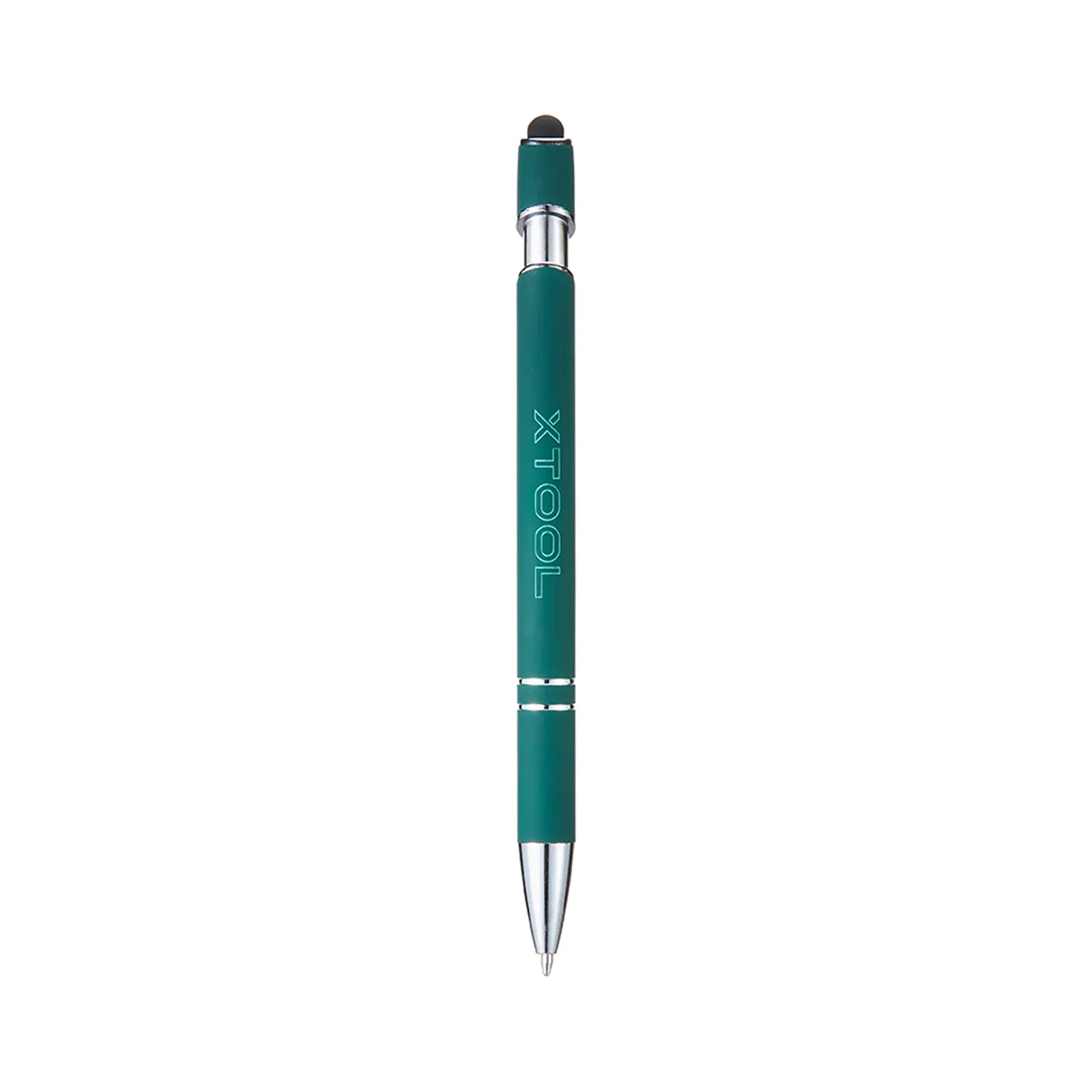 Dark Green Ballpoint Pens with Stylus test grid