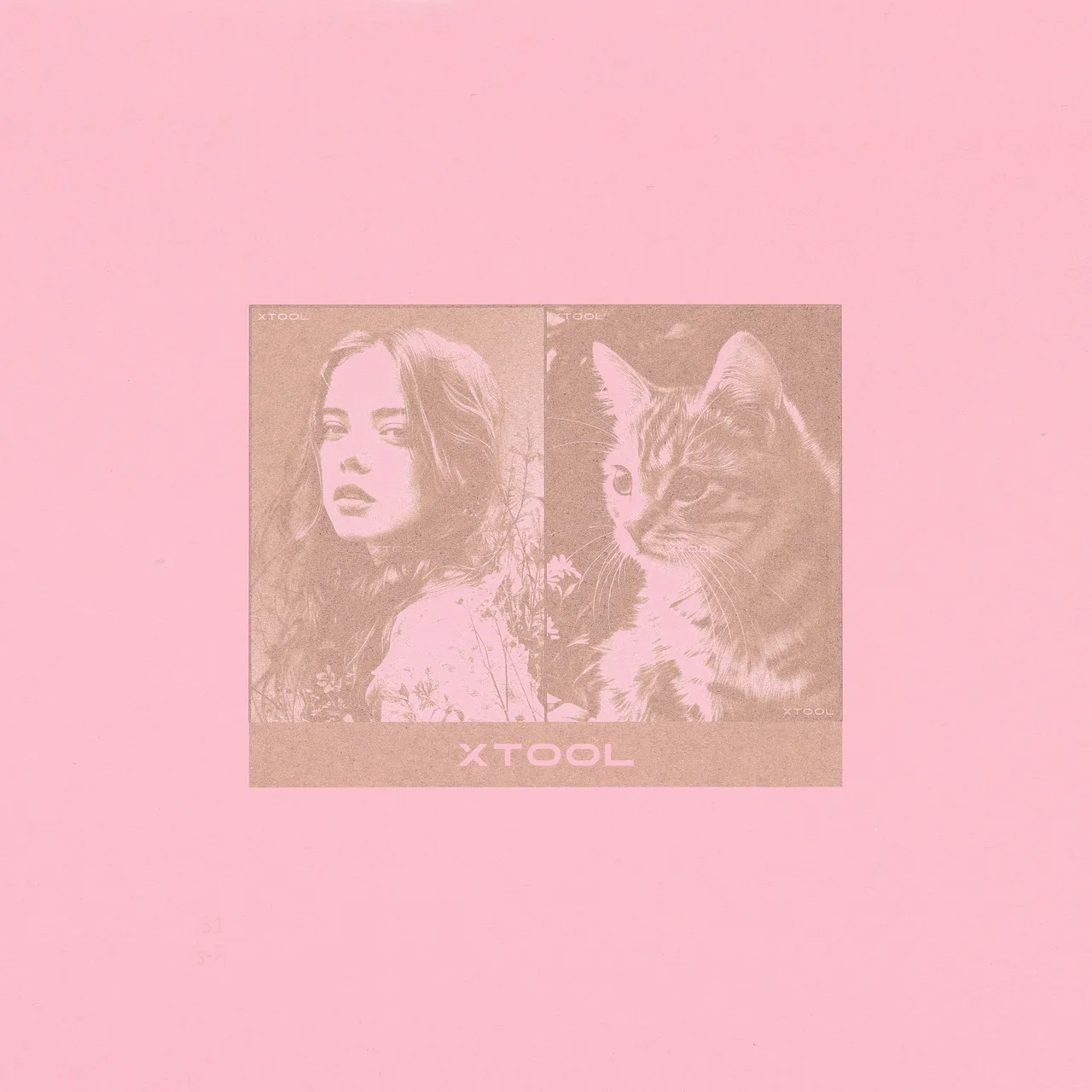 Pink Cardstock-9oz(300g) test grid
