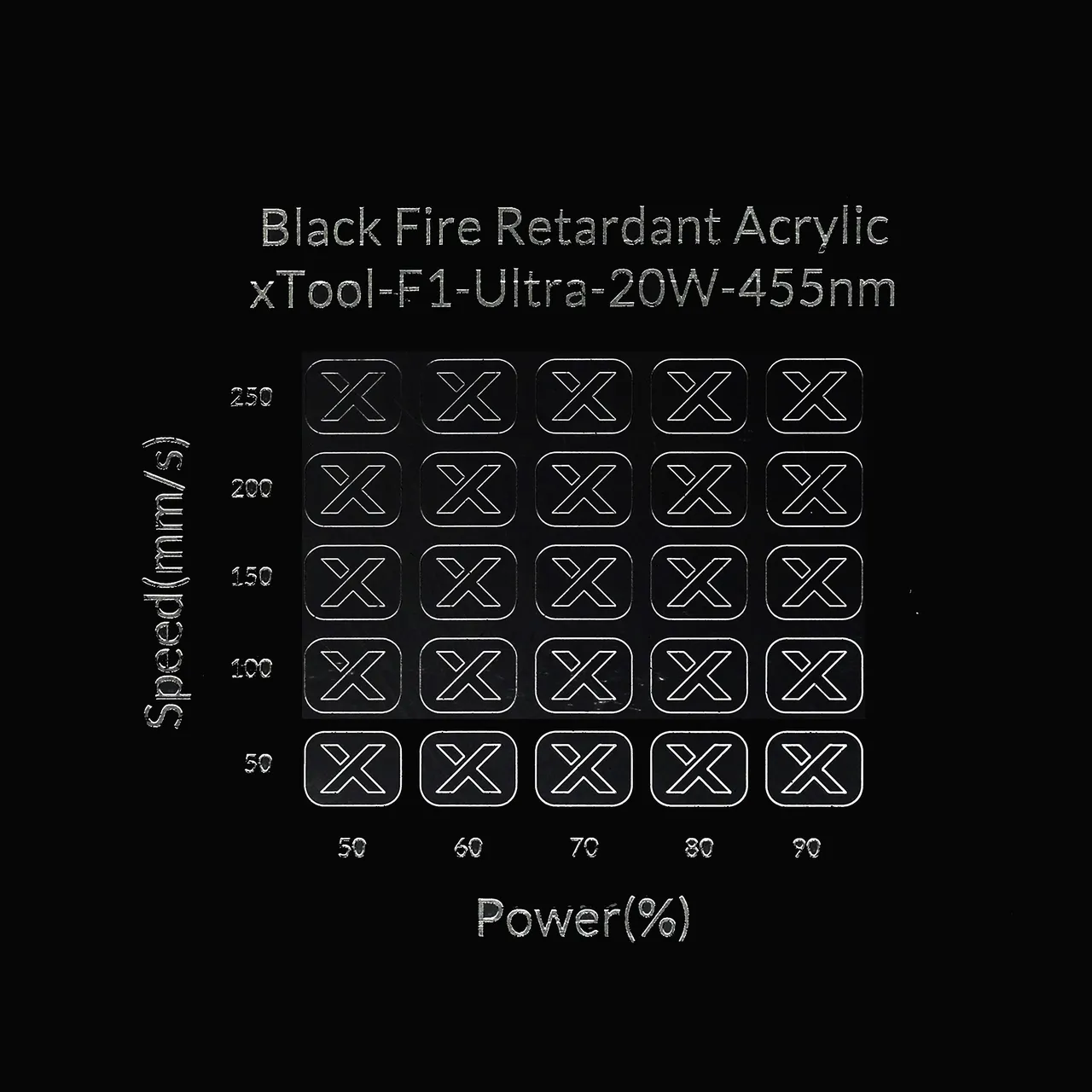 1/8"(3mm) Black Fire Retardant Acrylic