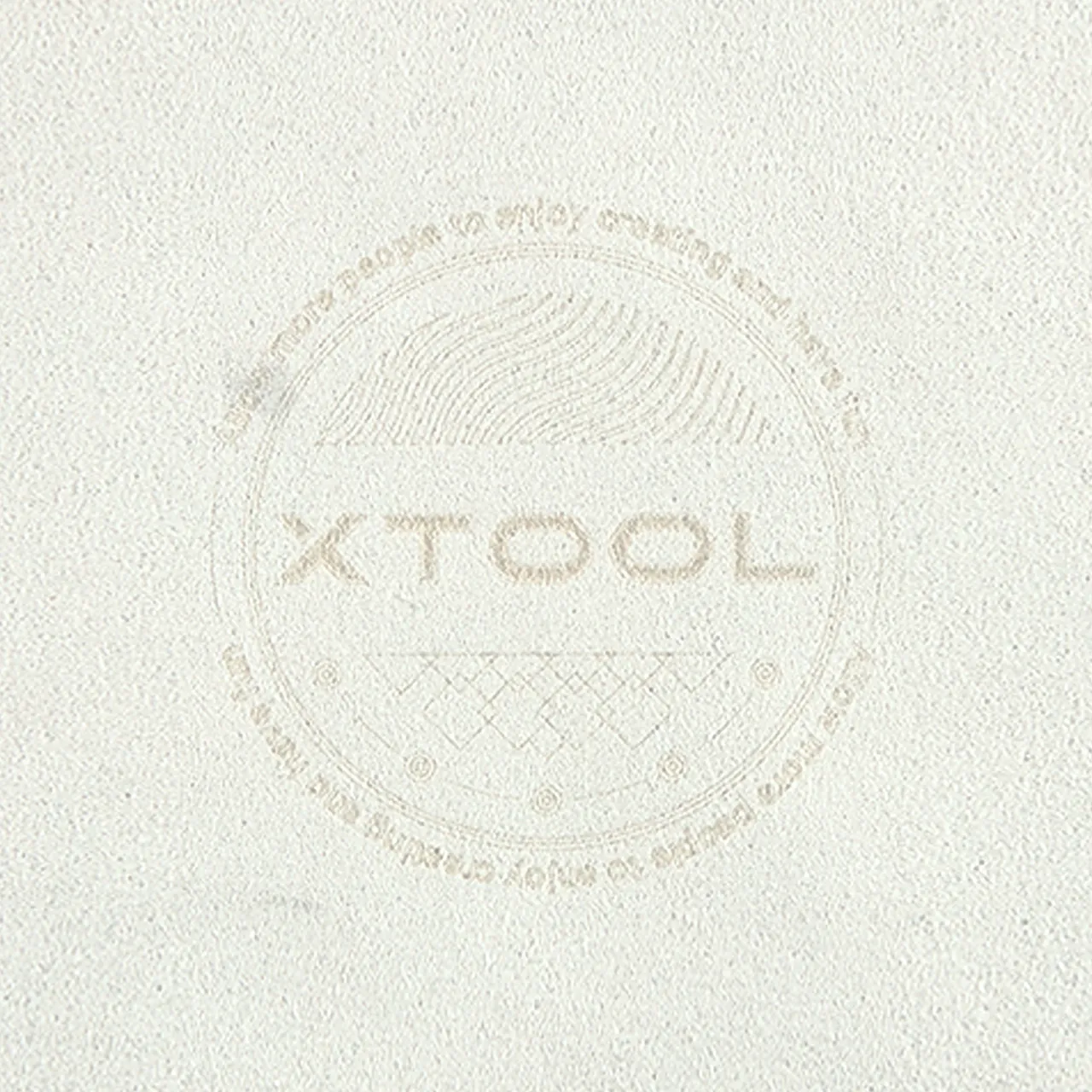 White Microfiber PU Leather test grid