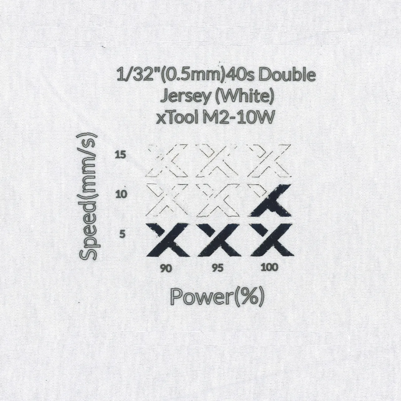 1/32"(0.5mm)40s Double Jersey (White)