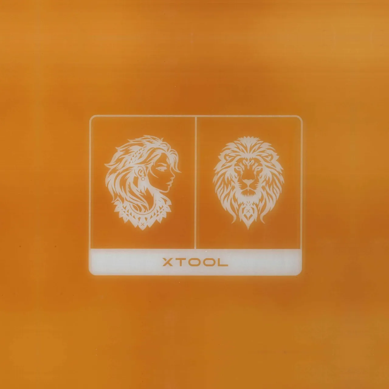 Frosted Amber Glass test grid
