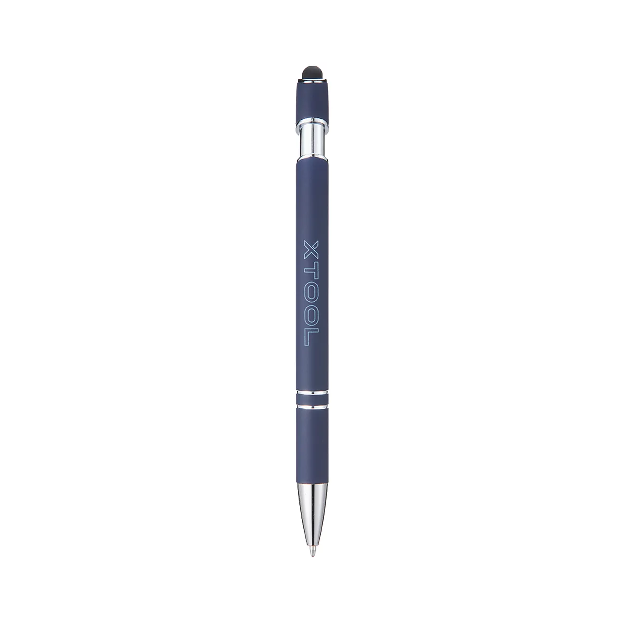 Navy Ballpoint Pens with Stylus test grid