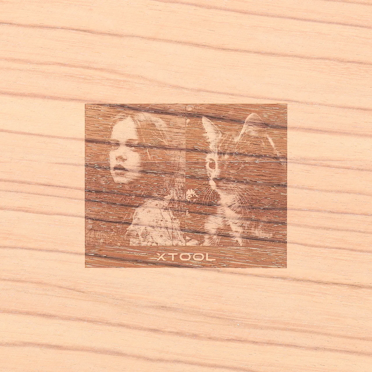 1/8"(3mm) Red Rose Plywood test grid
