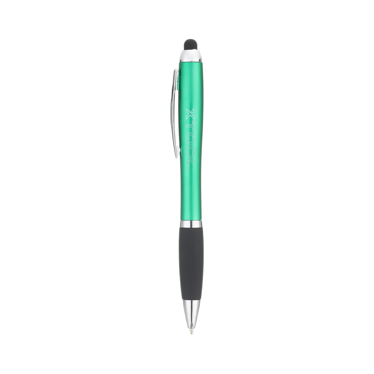 Green Stylus Ballpoint Pens With LED Light