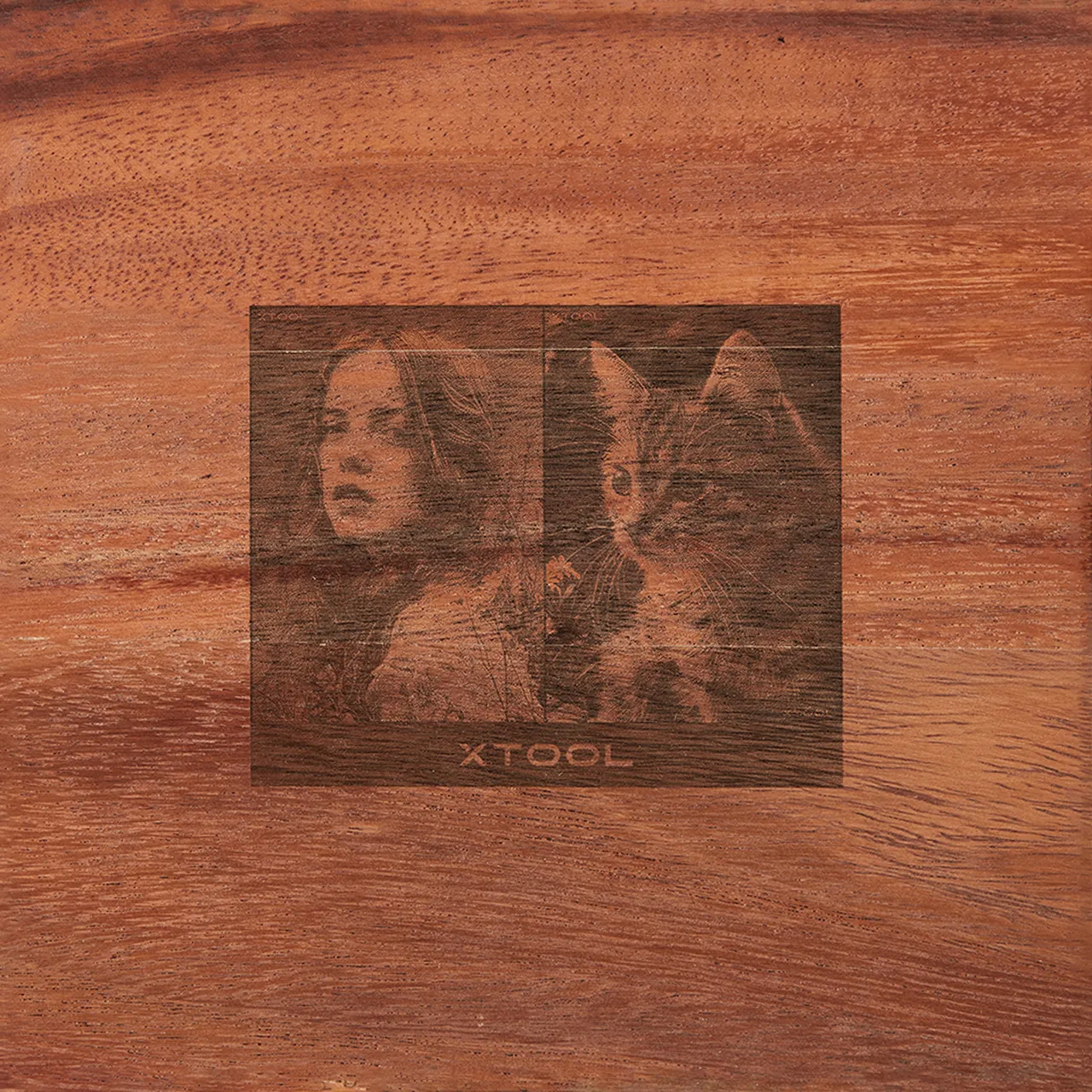 Wood Wax Oil Coated Light Walnut test grid