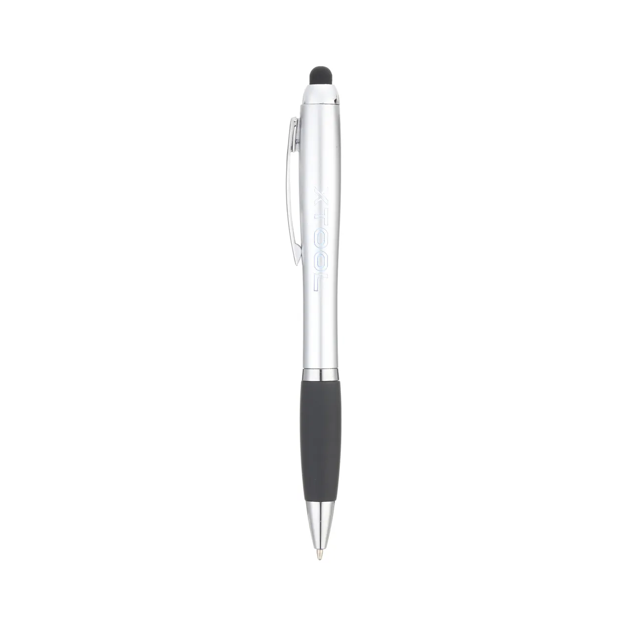 Silver Stylus Ballpoint Pens With LED Light test grid
