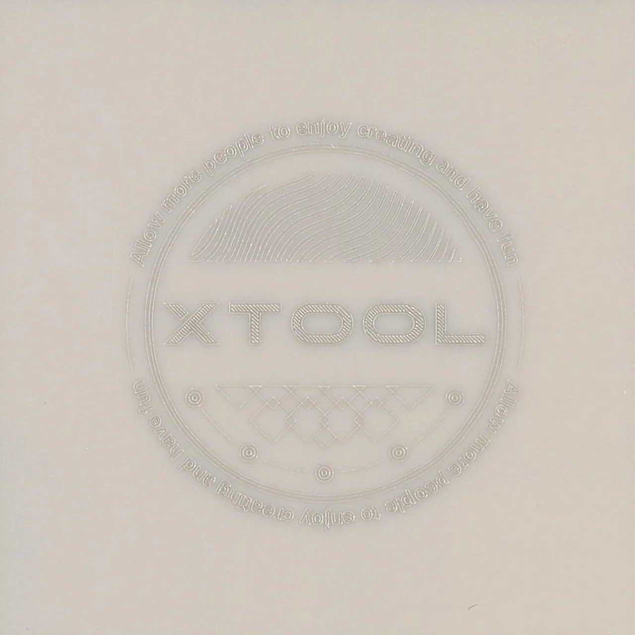 1/8"(3mm) Pastel Gray Acrylic test grid