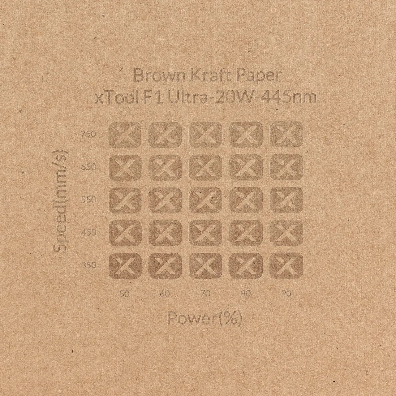 Kraft Paper-12oz(400g) test grid