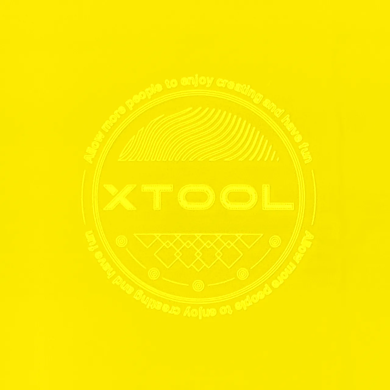 1/8"(3mm) Yellow Translucent Acrylic test grid