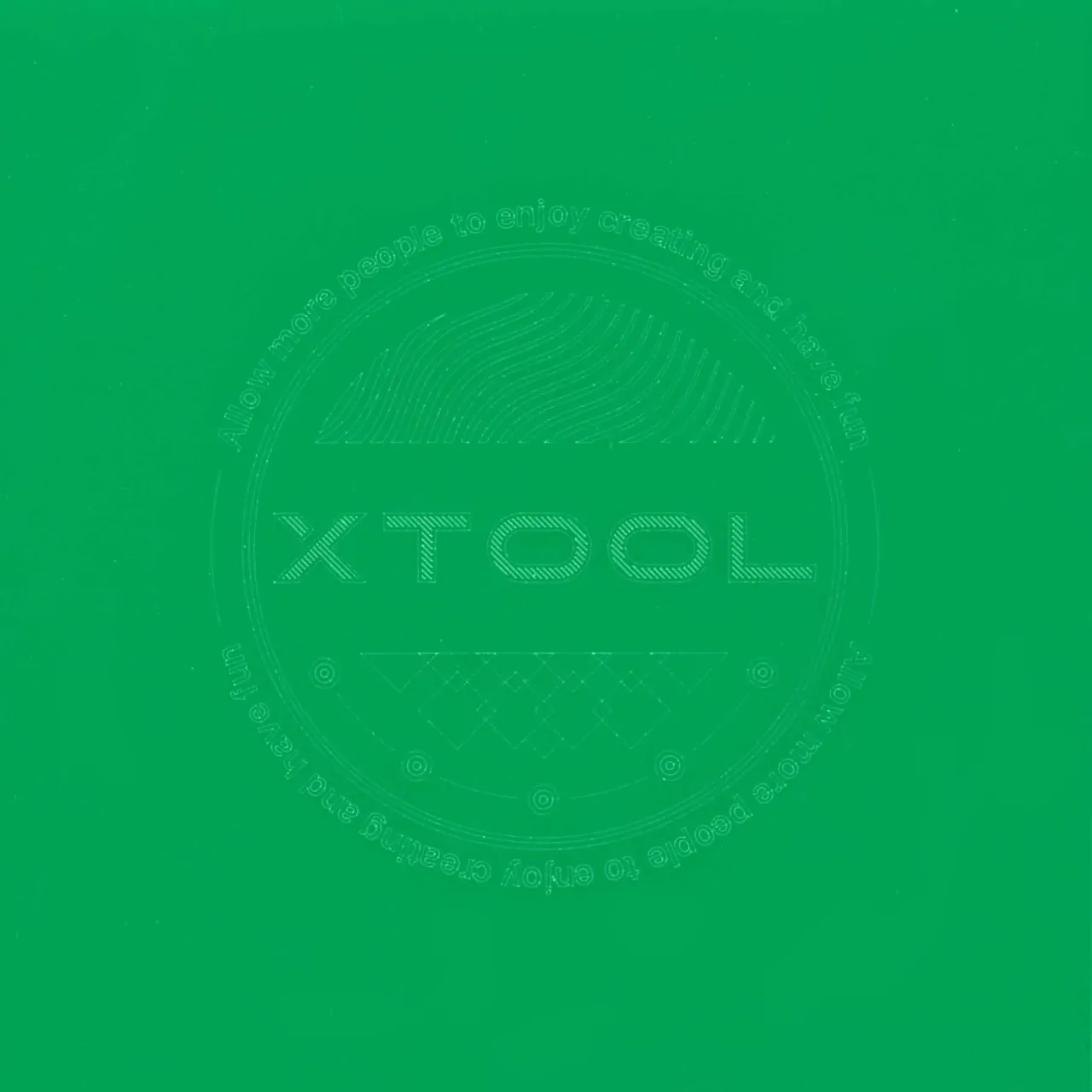 1/8"(3mm) Green Acrylic test grid
