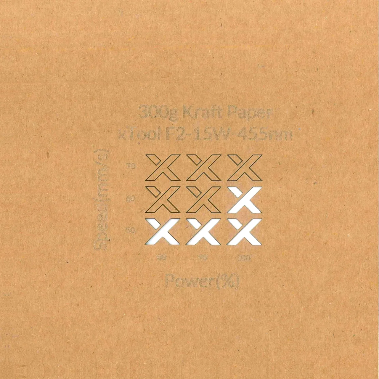Kraft Paper-9oz(300g) test grid