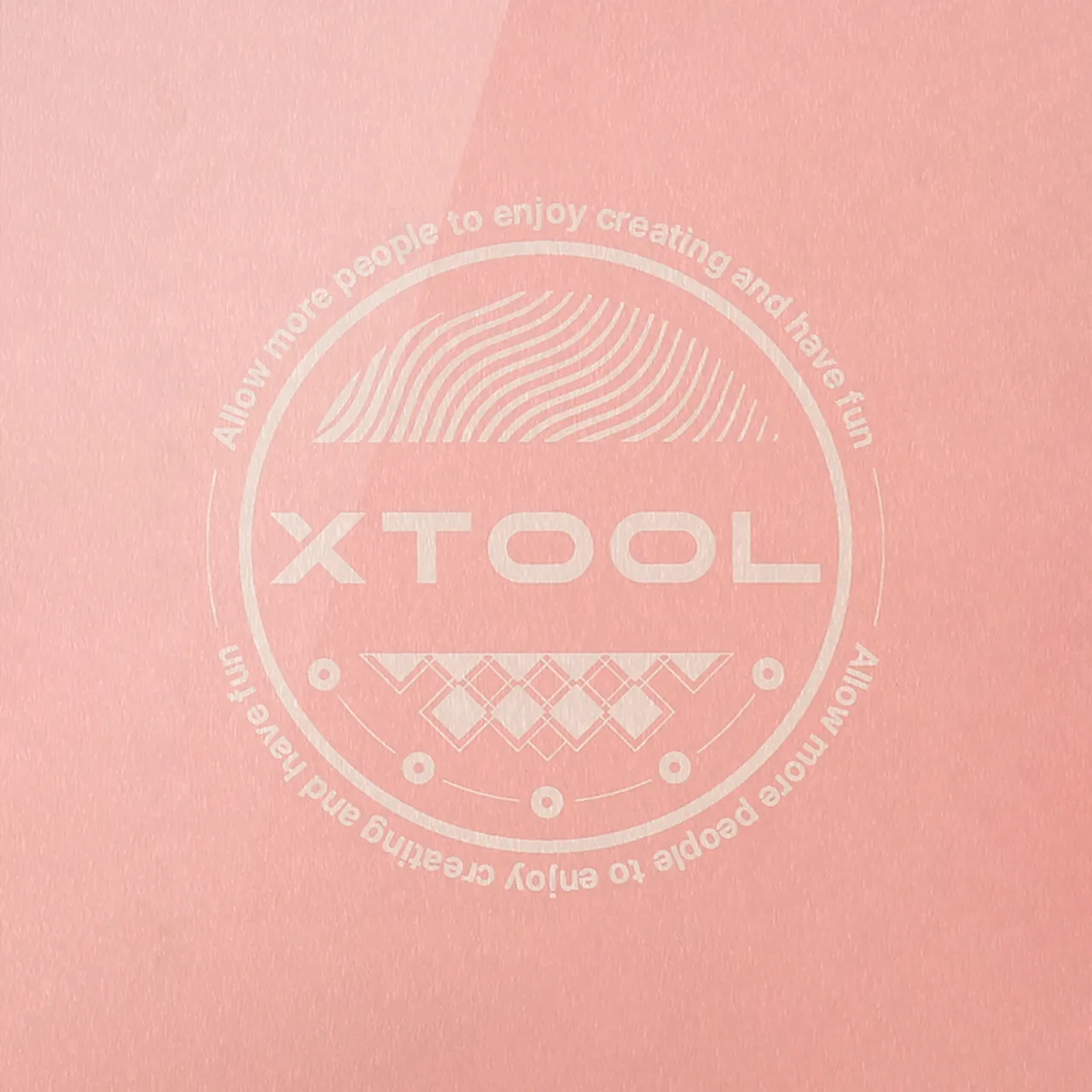 Rose Gold Metal Business Cards test grid