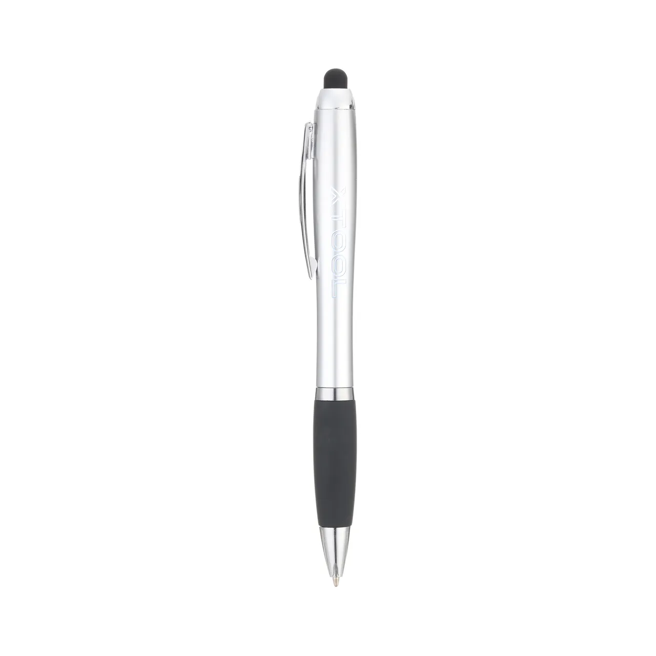 Silver Stylus Ballpoint Pens With LED Light test grid