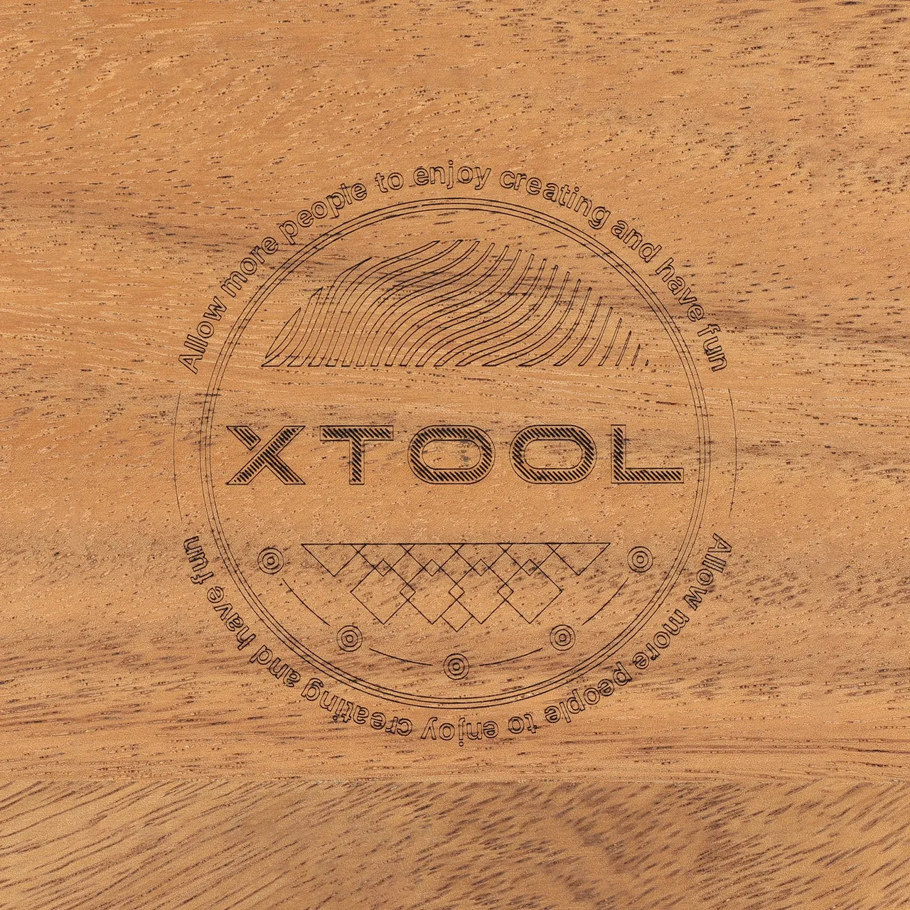 Wood Wax Oil Coated Light Walnut test grid