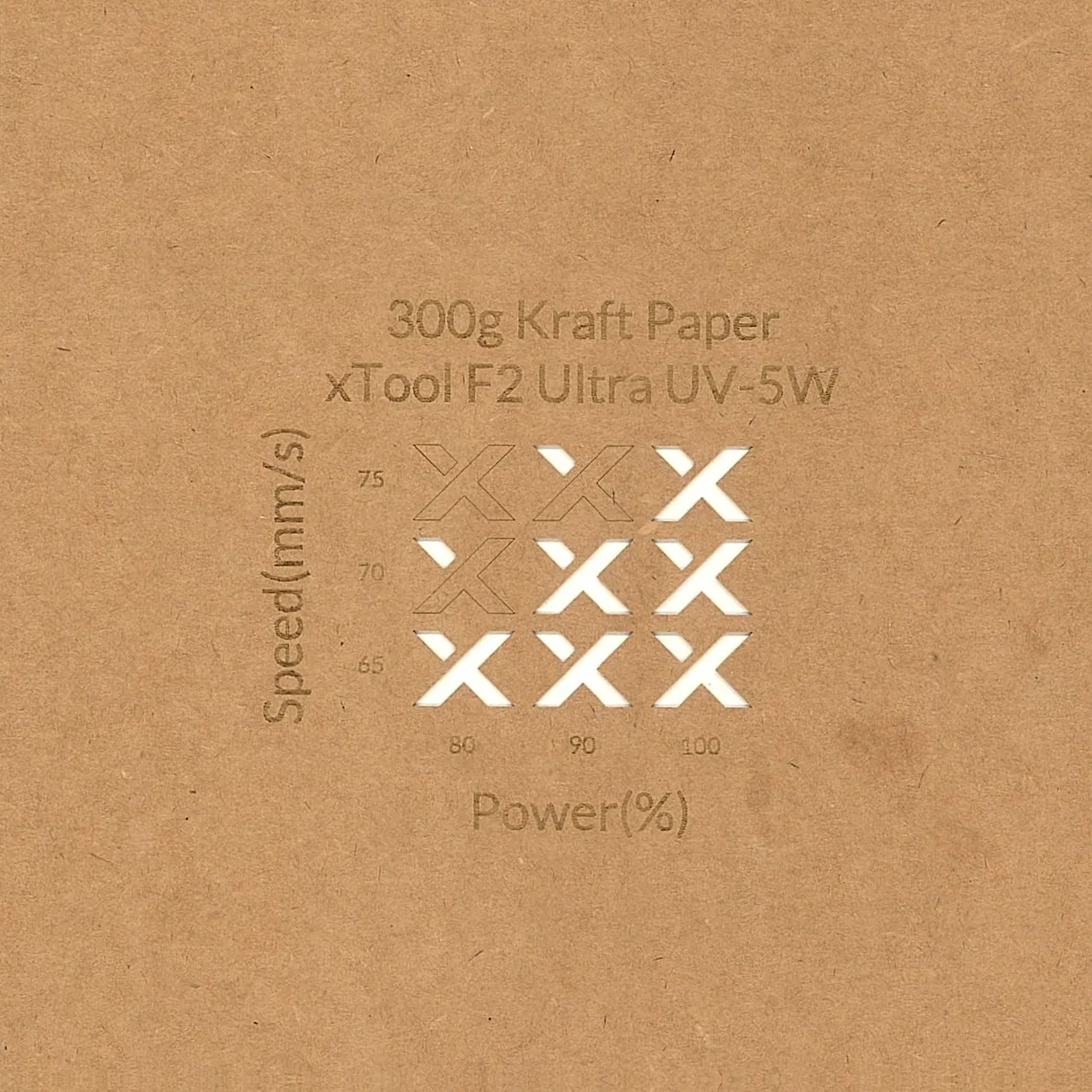 Kraft Paper-9oz(300g) test grid