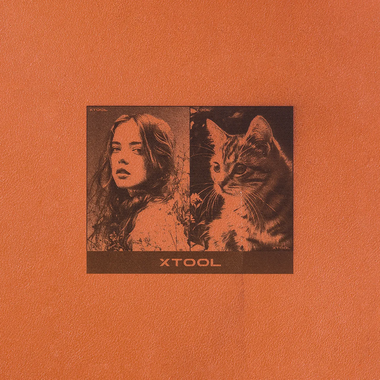 Deep Brown Nappa PU Leather test grid