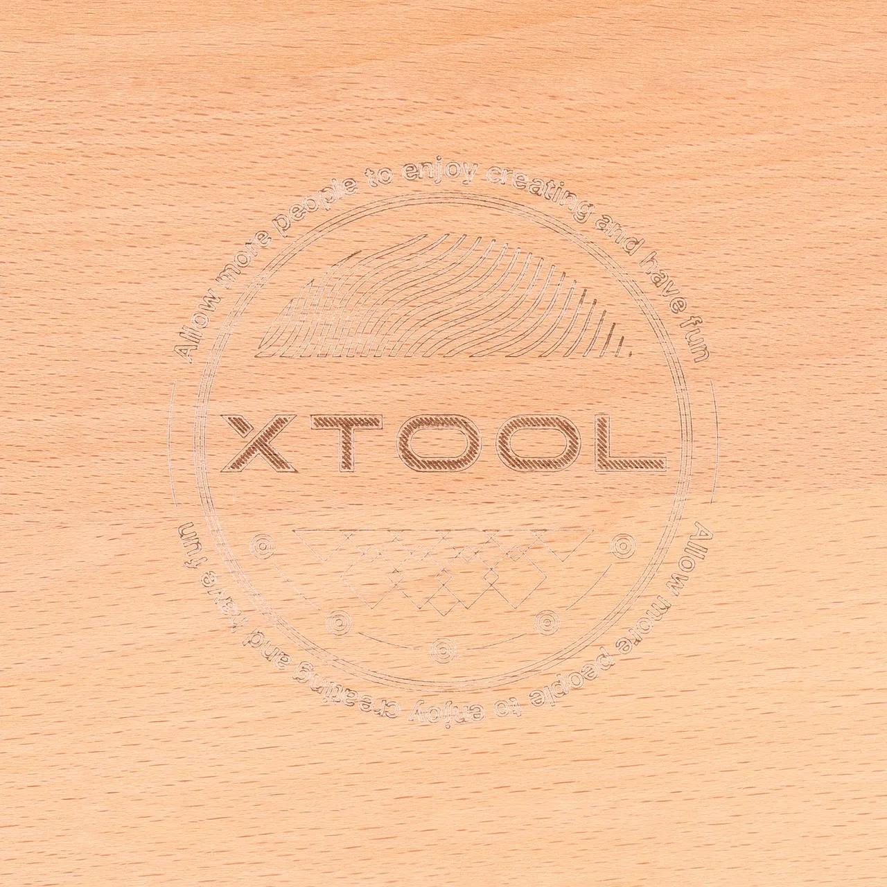 Wooden Keychain test grid