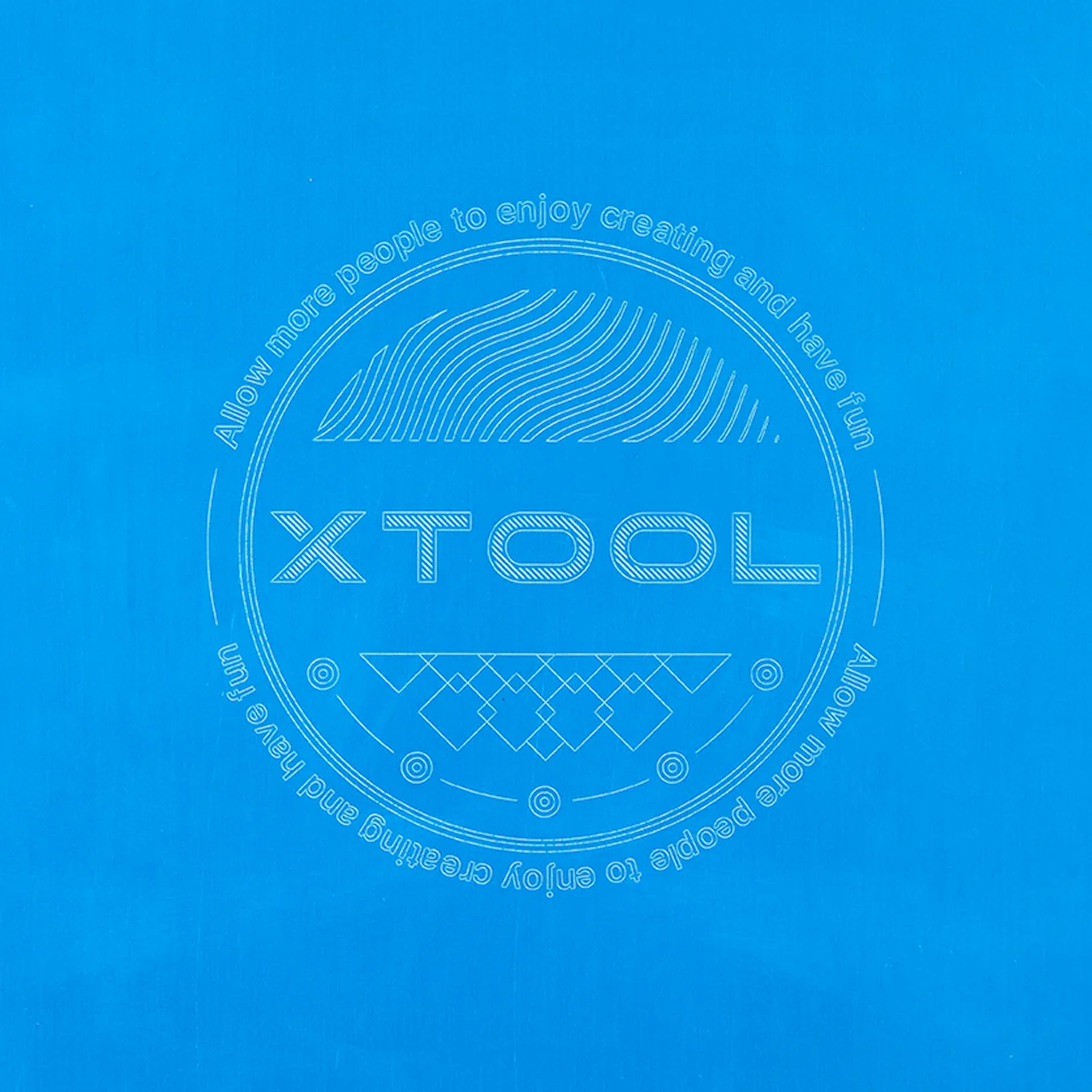 3/64"(1mm) Blue Anodized Aluminum test grid