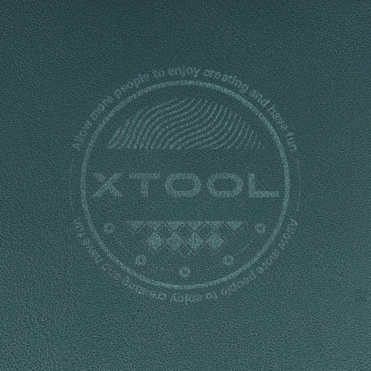 Green PU Leather test grid