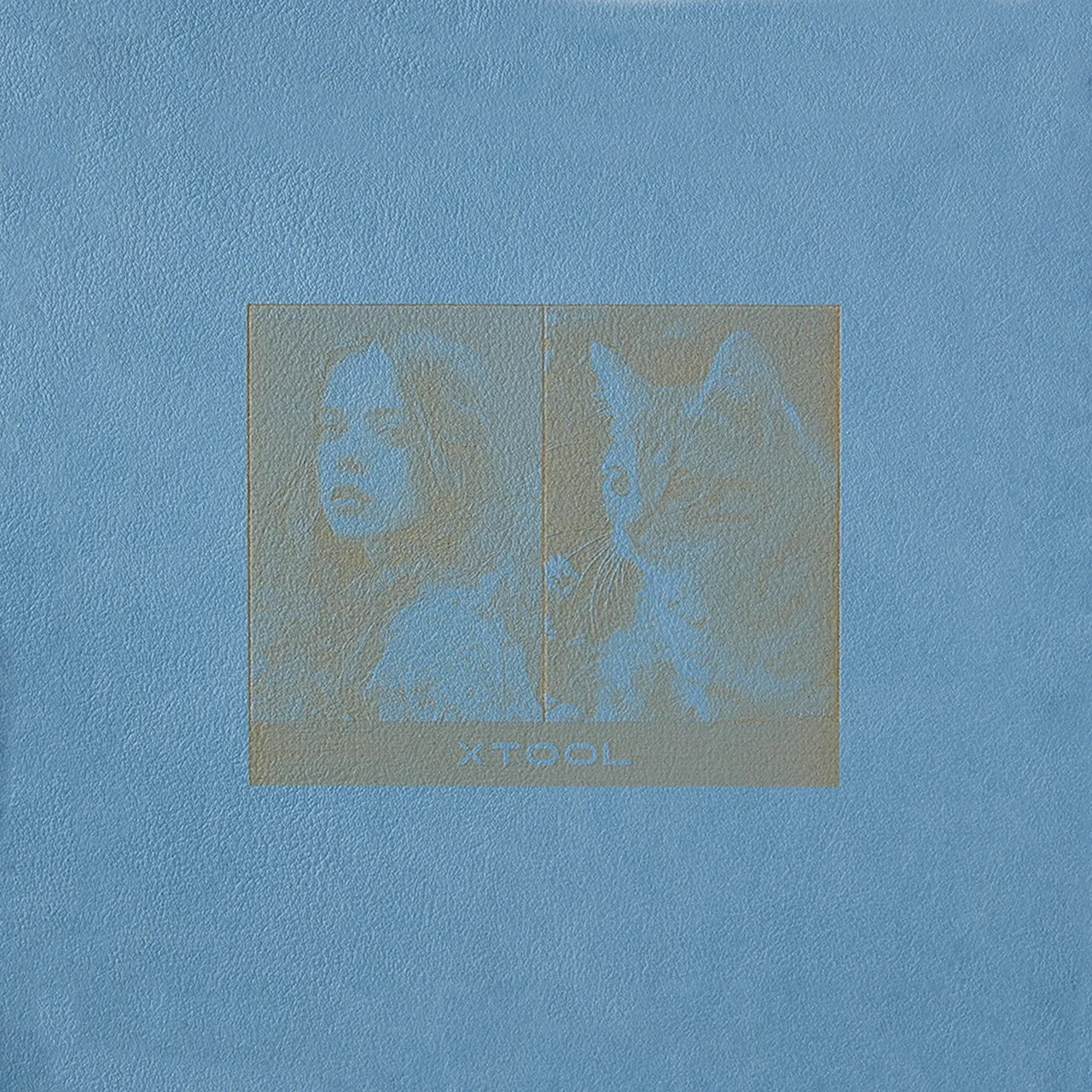 PU Leather Corner Bookmarks_Fan Sky Blue test grid